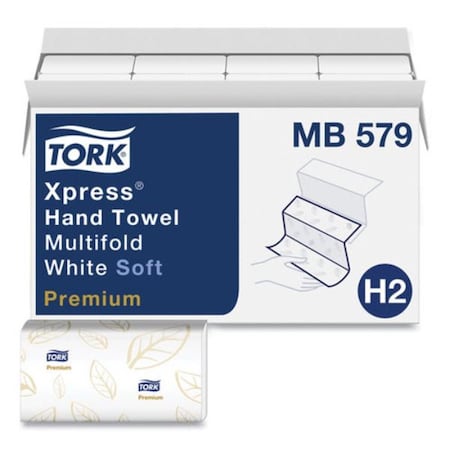 Nsi Tork 9.13 x 9.5 in. Premium Soft Xpress 3-Panel Multifold Hand Towel, White TRKMB579